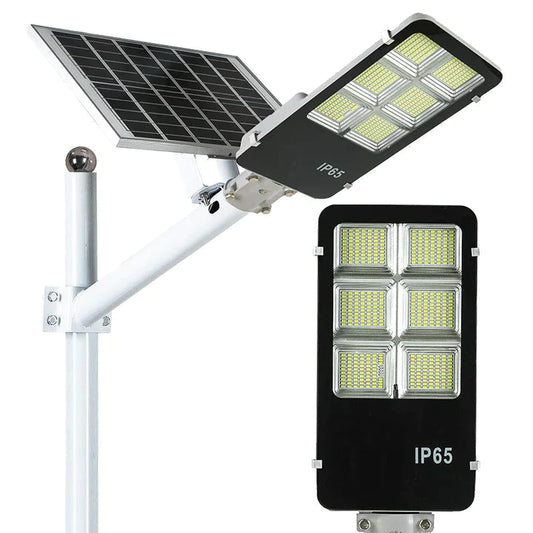Lampa Incarcare Solara Jortan 400W, Telecomanda, Picior Metalic, Senzor de Miscare