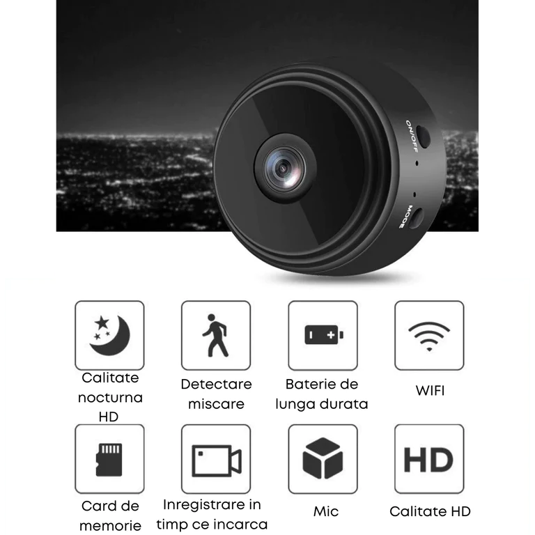 Camera Mini - Wifi, supraveghere live