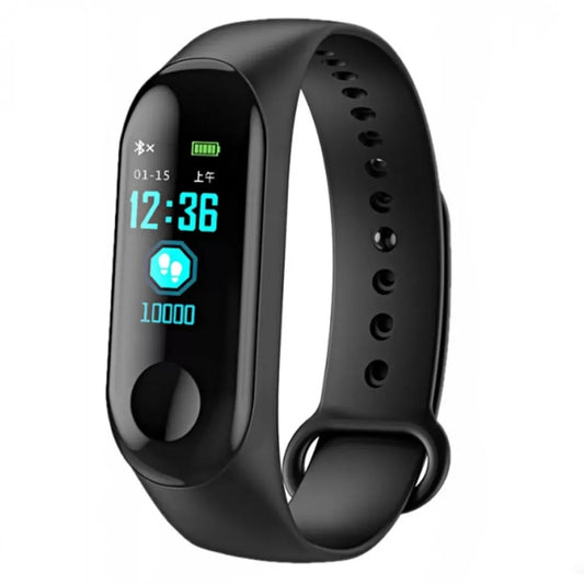 Bratara fitness M3, ecran TFT 0.96 inch, bluetooth, masurare ritm cardiac si alte functii ale organismului