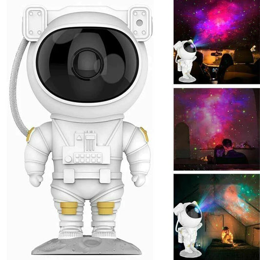 Lampa LED pentru copii cu proiector GALAXY Starry Sky astronaut
