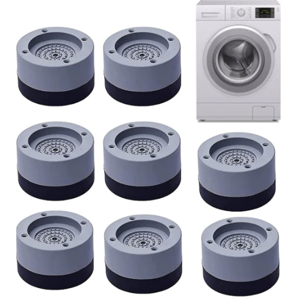 1+1 CADOU - Set 4 suporti anti-zgomot și anti vibratii pentru mașina de spălat