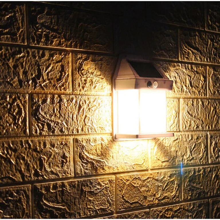 Lampi Solare de Perete LED cu Senzor de Miscare Fara Fir