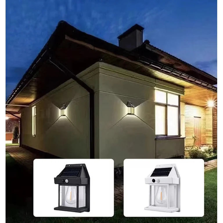 Lampi Solare de Perete LED cu Senzor de Miscare Fara Fir