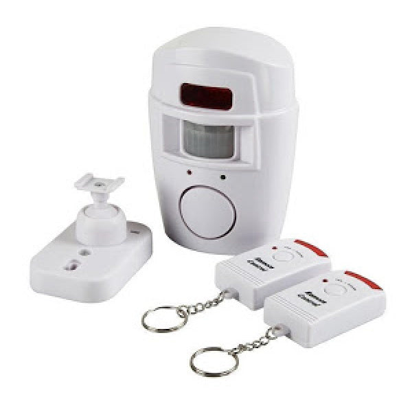 Alarma wireless cu 2 telecomenzi si senzor de miscare cu infrarosu