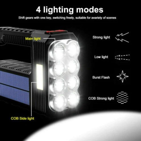 Lanterna solara 11 led cu 3 moduri de iluminare