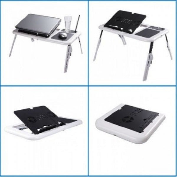 E-Table: cooler laptop cu USB si masuta reglabila